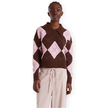 Compania Fantastica Trui  COMPAÑIA FANTÁSTICA Knit 10152 - Pink/Brown