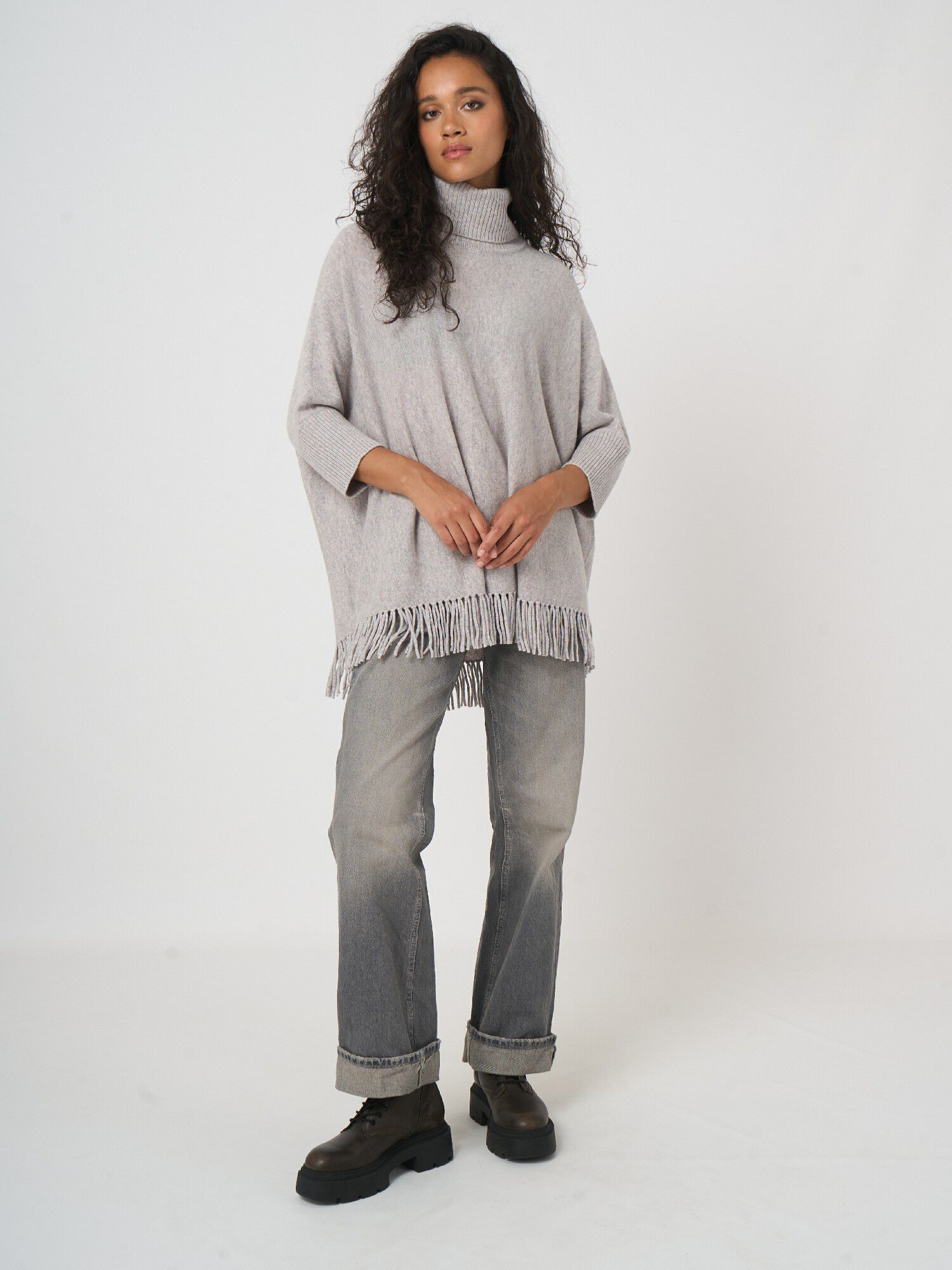 REPEAT cashmere REPEAT Limited Edition - oversized kasjmier poncho