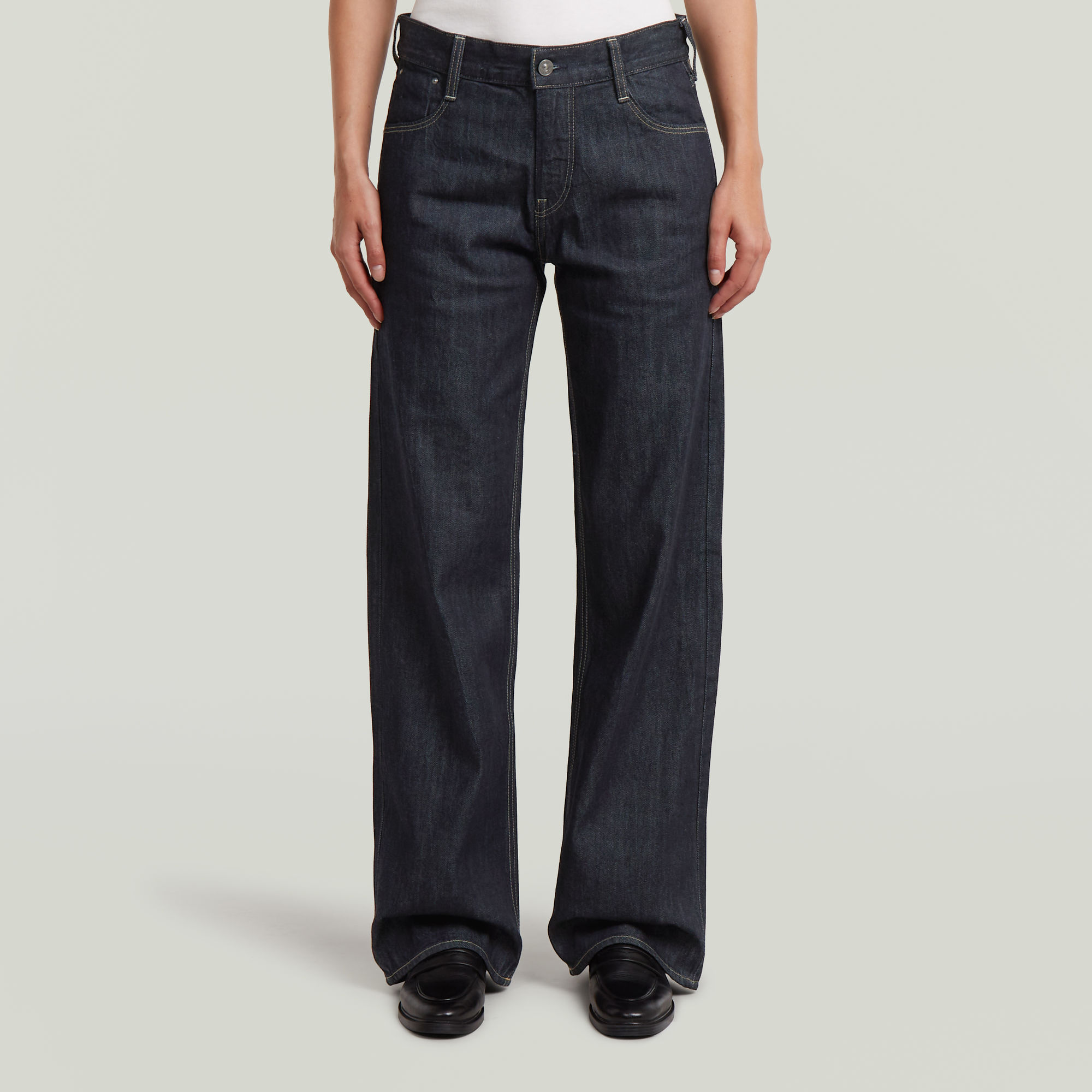 G-Star RAW Judee Loose Jeans - Donkerblauw - Dames