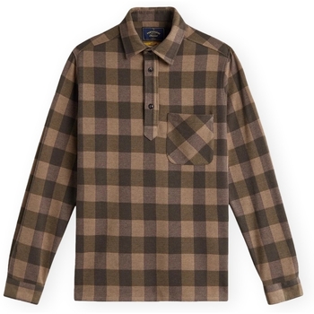 Portuguese Flannel Overhemd Lange Mouw  Altitude Popover - Green