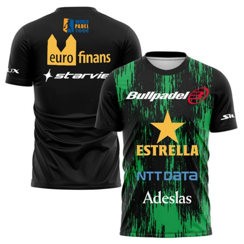 ETST 03 Herenkleding T-shirt Professionele tennissporttrainingskleding Fitness Korte mouw Heren Snel drogend Ademend Oversized top L