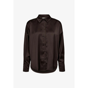 Nümph Overhemd  Numph Nusatti Shirt 5698 Black Coffee 706225