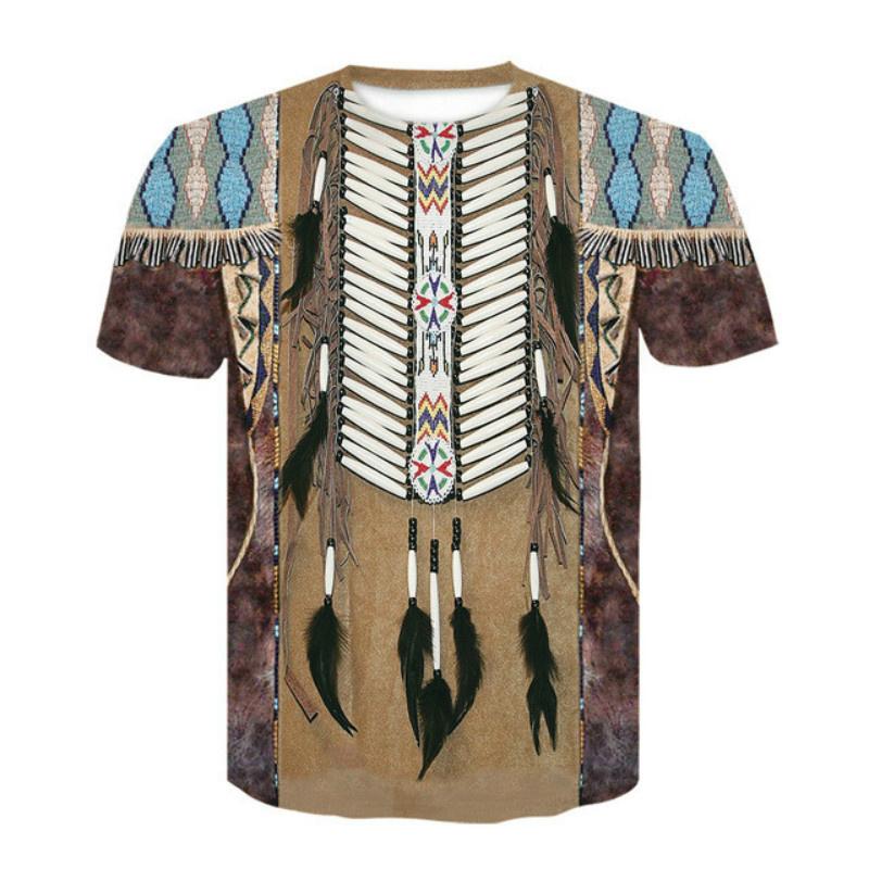 Wengy 2 Boho Heren T-shirts 3D-printen Stretch Indiaas Design Paar Straat T-shirts Zomermode Kleding T-shirts 6XL