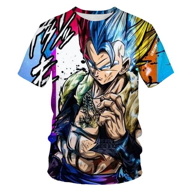 Baibao QIQI Zomer Mode Nieuwe Super Lichtgevende 3D Afdrukken Patroon Heren Jongens Korte Mouw Trend Casual T-shirt Kleding XXS-6XL XL