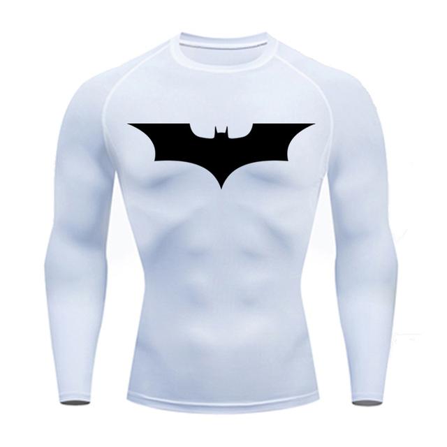 Xin nan zhuang Heren Casual T-shirt Zomer Lange Mouw Workout Bodybuilding T-shirt Fitness Top Sport Gym Top Snel drogend Strak tactisch MMA L