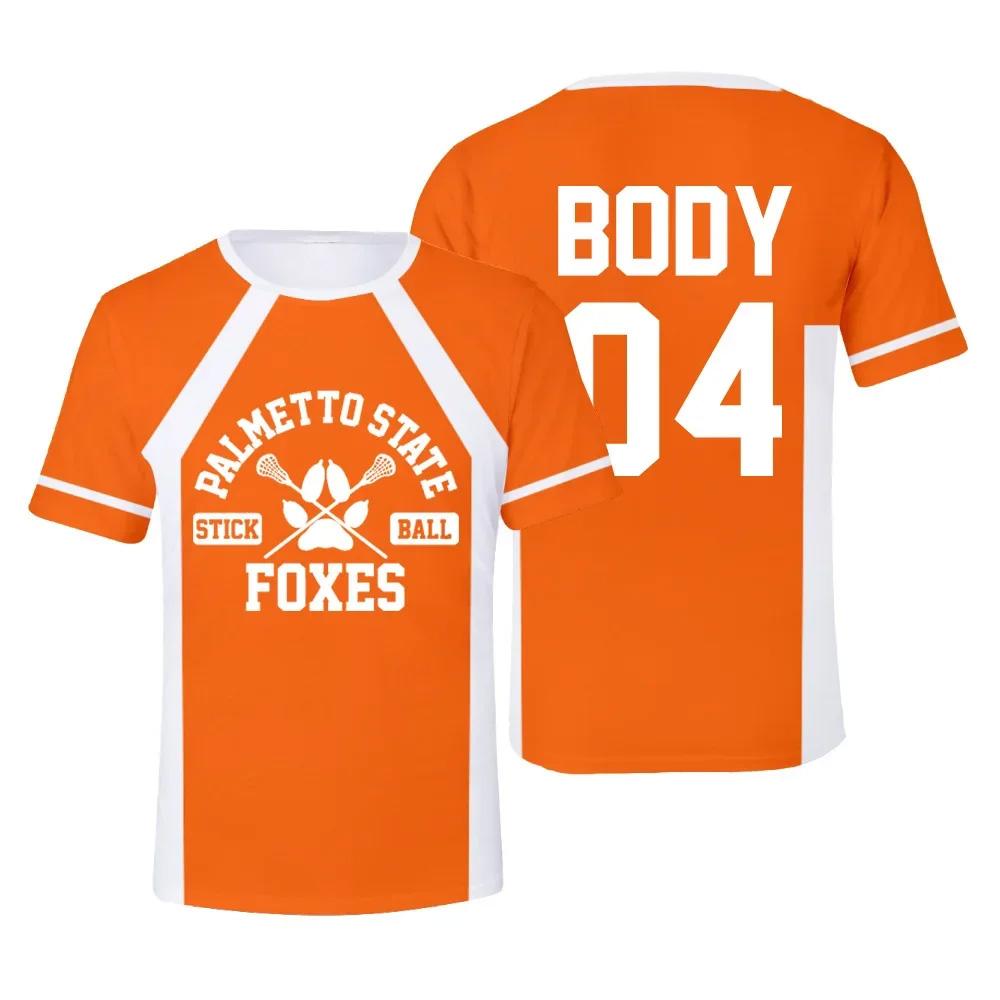 ETST WENDY 005 Nieuw The Foxhole Court Palmetto State Foxes Lacrosse Jersey Cosplay WILDS MINYARD 3D T-shirt Heren/Dames Kleding Kinderen T-shirts L