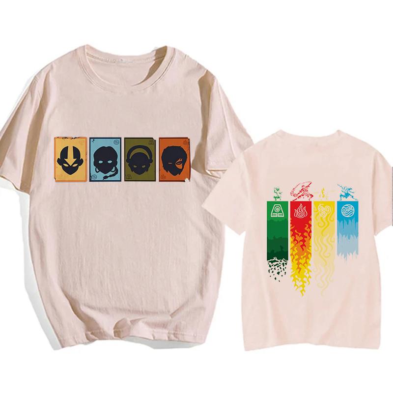 WowClassic Mode Mange T-shirt Avatar The Last Airbender Y2k Shirt Streetwear Appa Yip Casual T-shirt Hip Hop Harajuku Tees Tops Kleding T-shirts Heren M