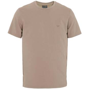 Emporio Armani T-shirt Korte Mouw  Lounge Side Logo T-Shirt Fungi