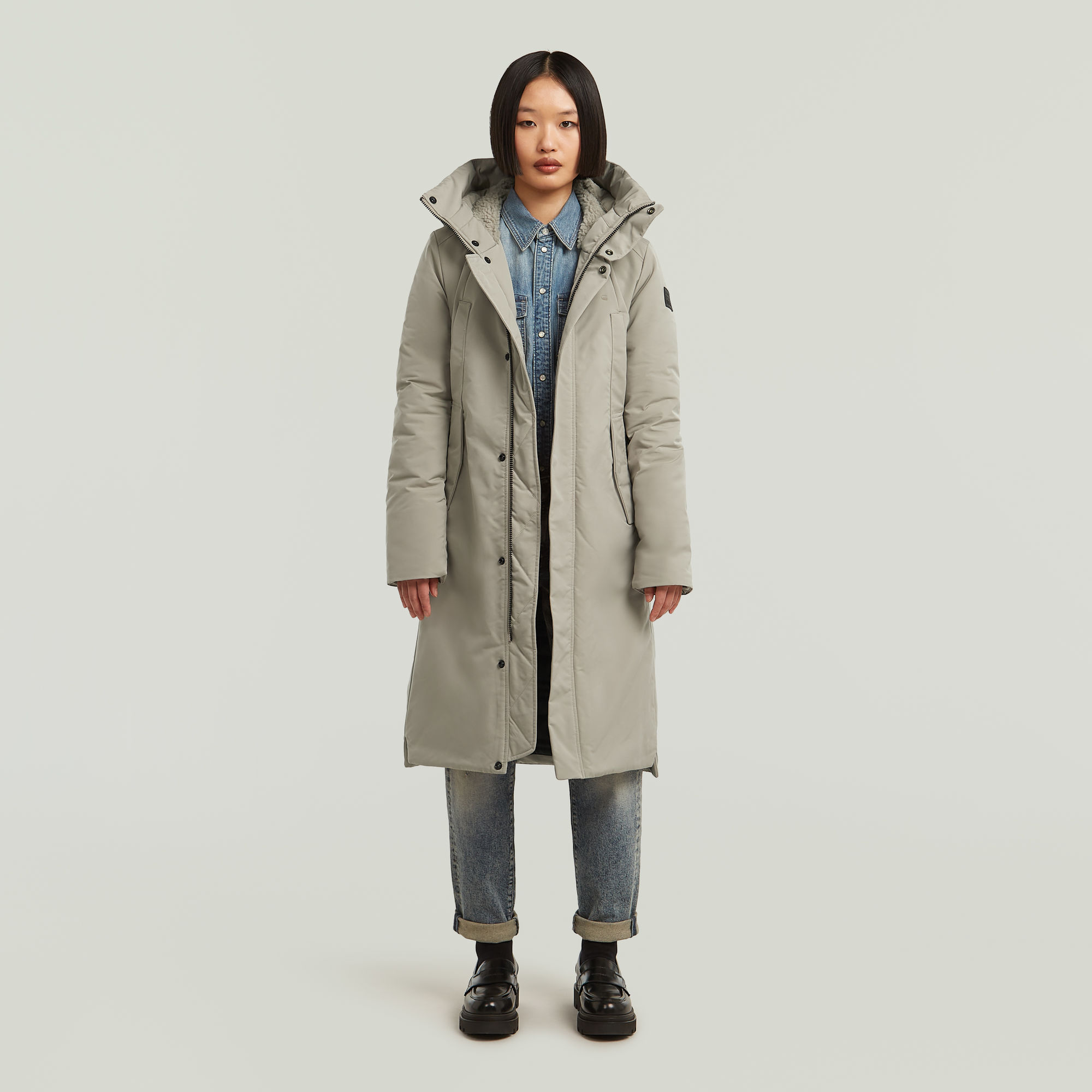 G-Star RAW Vodan 2.0 Long Jack - Beige - Dames