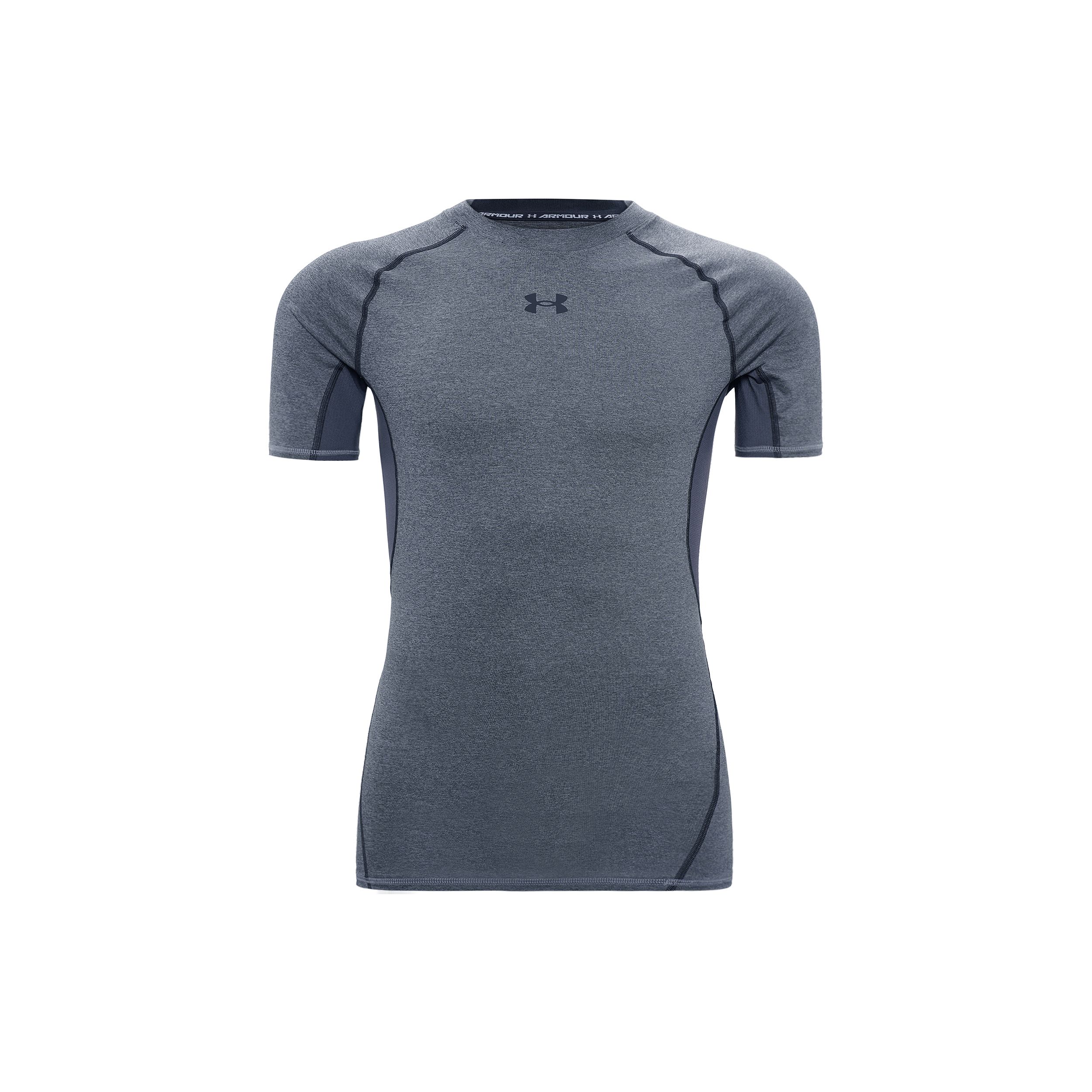 Under Armour Slim Fit Comfortabel Sportief Korte Mouw Gym Shirt Heren tops 1257468-090 M