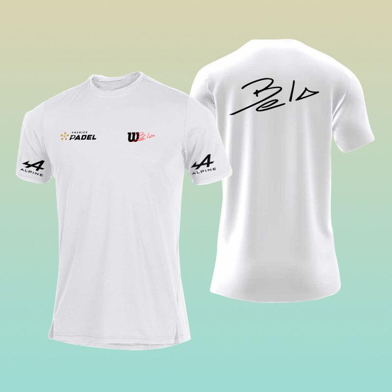 Zengyanqin02 Gym T-shirt Zomer Ademend Sport Korte Mouw Outdoor Hardlopen Heren T-shirt Tennis Groot Kleding Competitie Training Top L