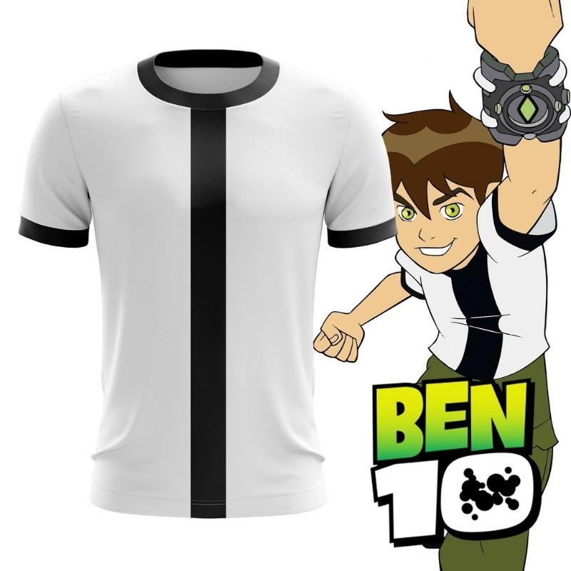 Haijian02 Anime Omnitrix Ben10 Cosplay T-shirts 3D Ben Tennyson Print Kinderen Cartoon T-shirt Zomer Heren Dames Harajuku Korte Mouw Top M