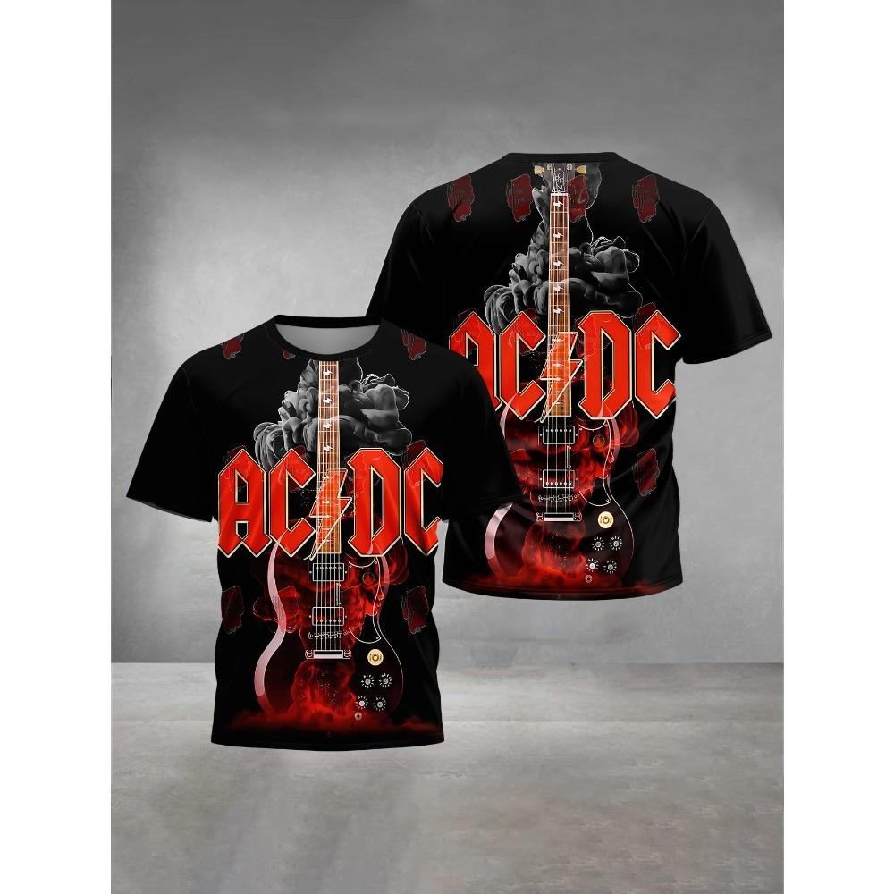Etst 003 3D Print Clothing Male Outdoor Clothes for Rock Band A-ACDC 6XL