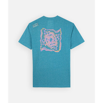 Oxbow T-shirt Korte Mouw  Grafische jaspe korte mouw t-shirt DISTORTED