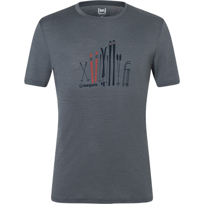 Bergzeit Basics Heren Super.Natural Ski Shelter T-shirt
