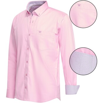Cappuccino Italia Overhemd  Regular Fit Overhemd Pink