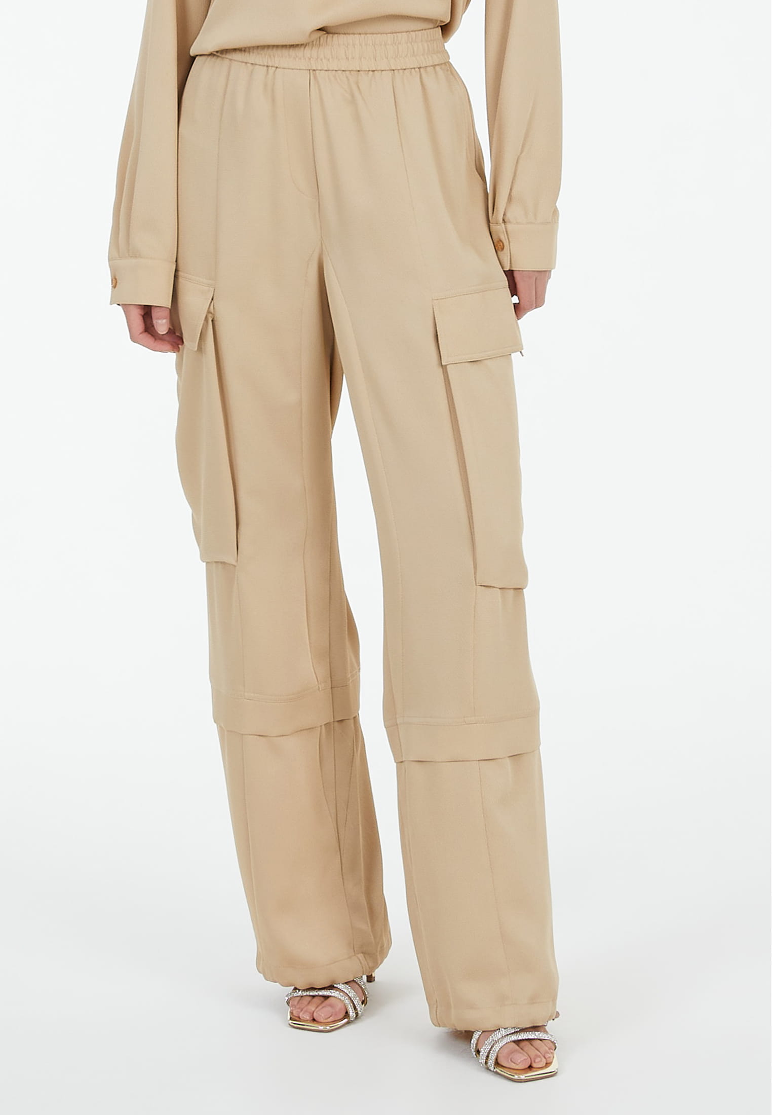 MARC AUREL Hose aus mattem Satin