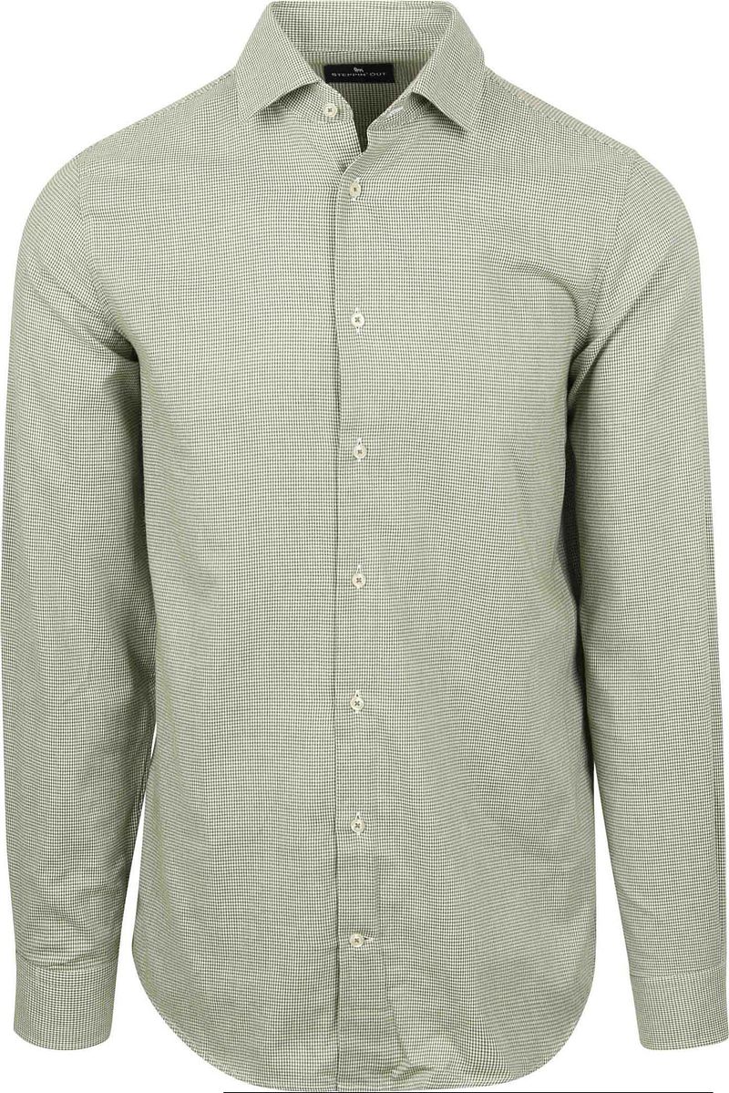 Suitable Overhemd Flanel Pepita Groen