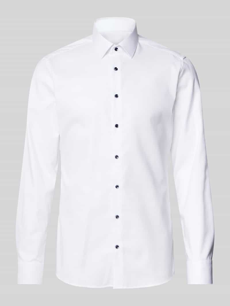 Eterna Overhemd met lange mouwen Slim fit NON IRON (strijkvrij)