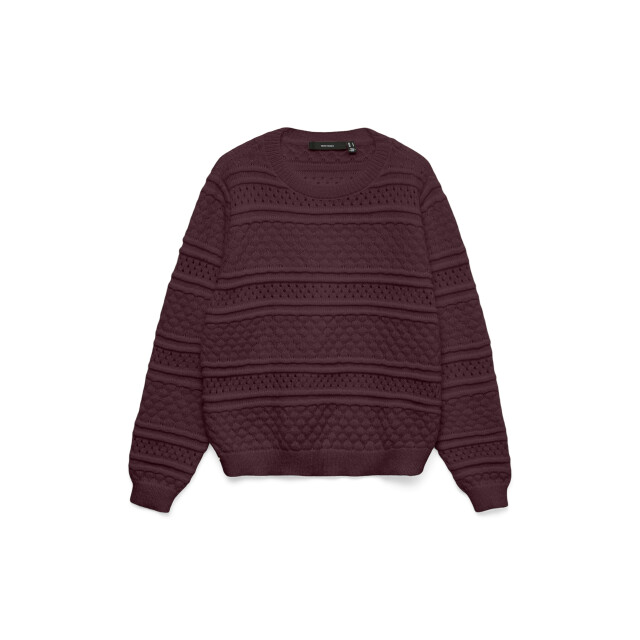 Vero Moda Gebreide trui VMLEO LS O-NECK PULLOVER BF