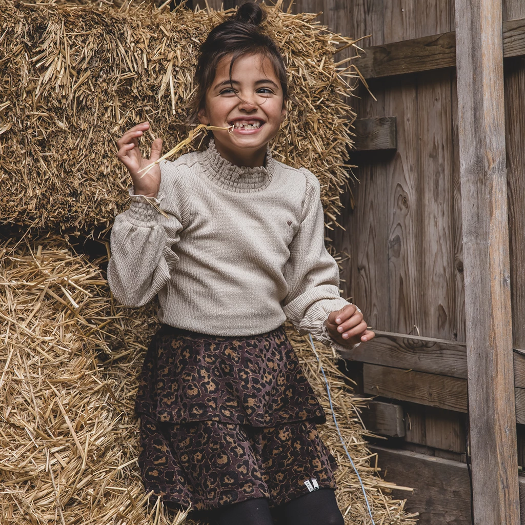 Looxs-collectie Rokje velvet (velvet leopard)