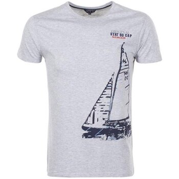 Vent Du Cap T-shirt Korte Mouw  CADRIO_AM__GRIS_CHINE