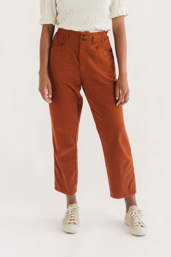 TWOTHIRDS Damen vegan Hose Silmido Orange