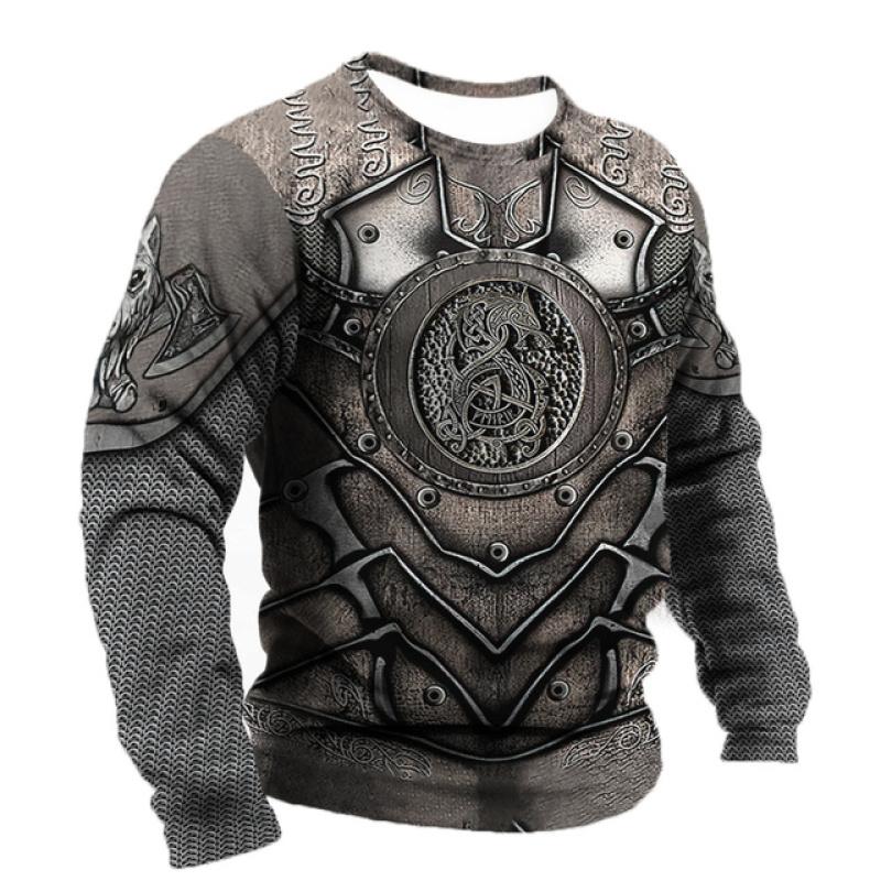 ETST WENDY Vintage Lange Mouwen T-shirt Mannen Casual T-shirts 3d Print Harajuku Tops 2022 Creatieve Persoonlijkheid Shirt Oversized Mannelijke Kleding 4XL