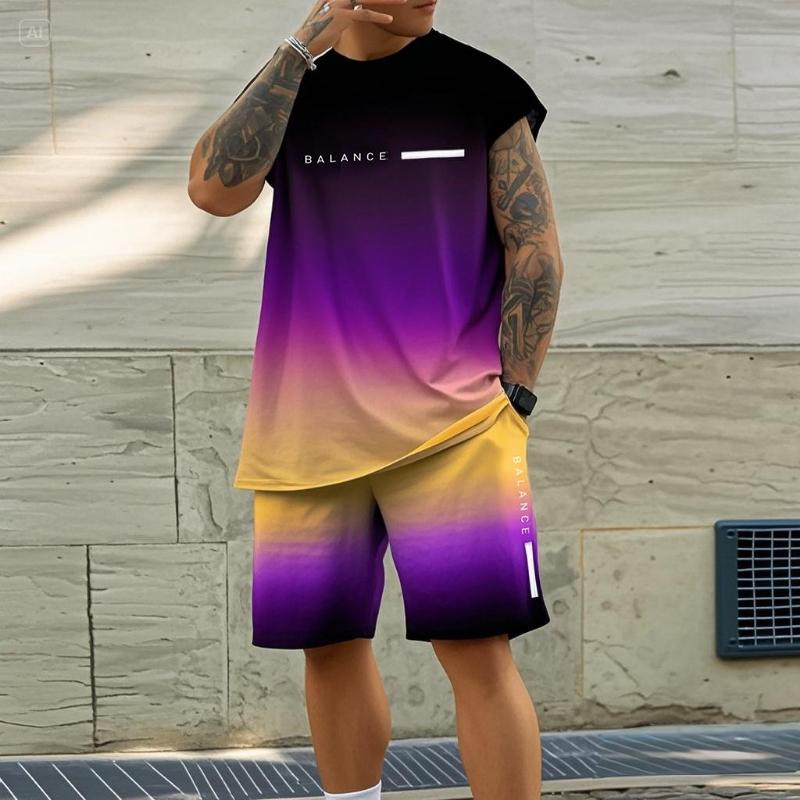 Xuhaijian02 Trendy Zomer Casual Ook Geschikt Voor Sport Shorts Korte Mouwen 2024 Nieuwe Heren S Oversized Losse Snel Drogende Zomerpak 2XL