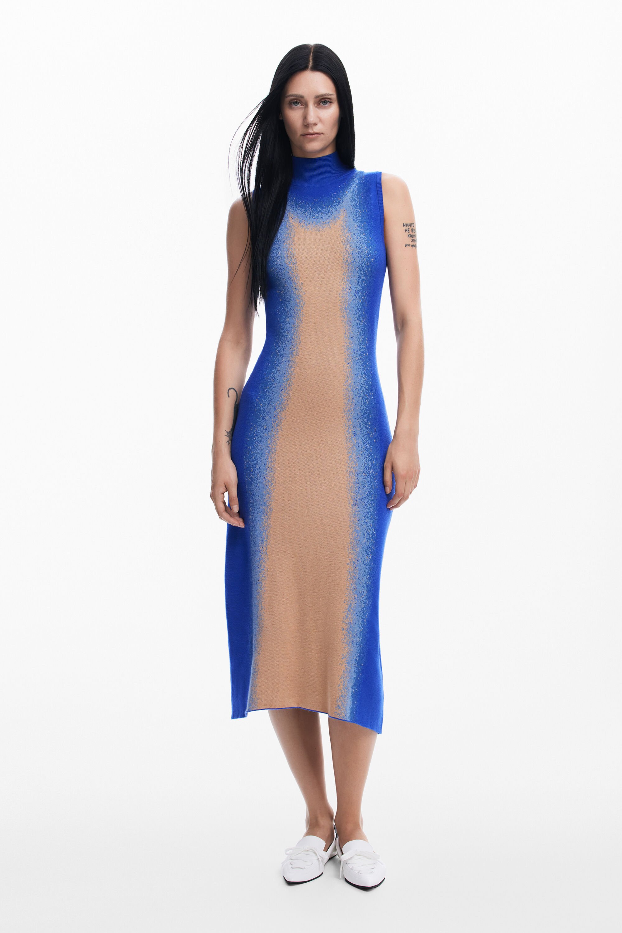 Desigual Maitrepierre-verloopjurk - BROWN