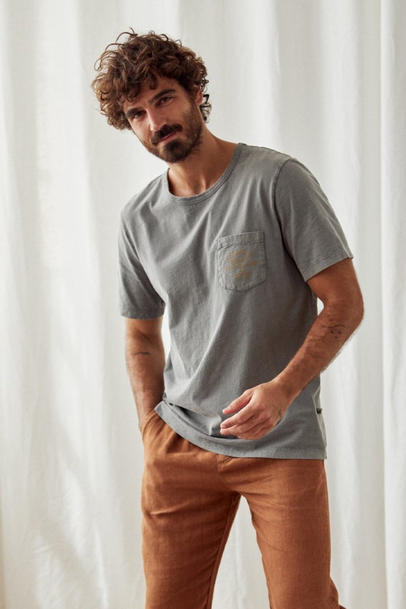 TWOTHIRDS Herren vegan T-Shirt Motane Dark Sand