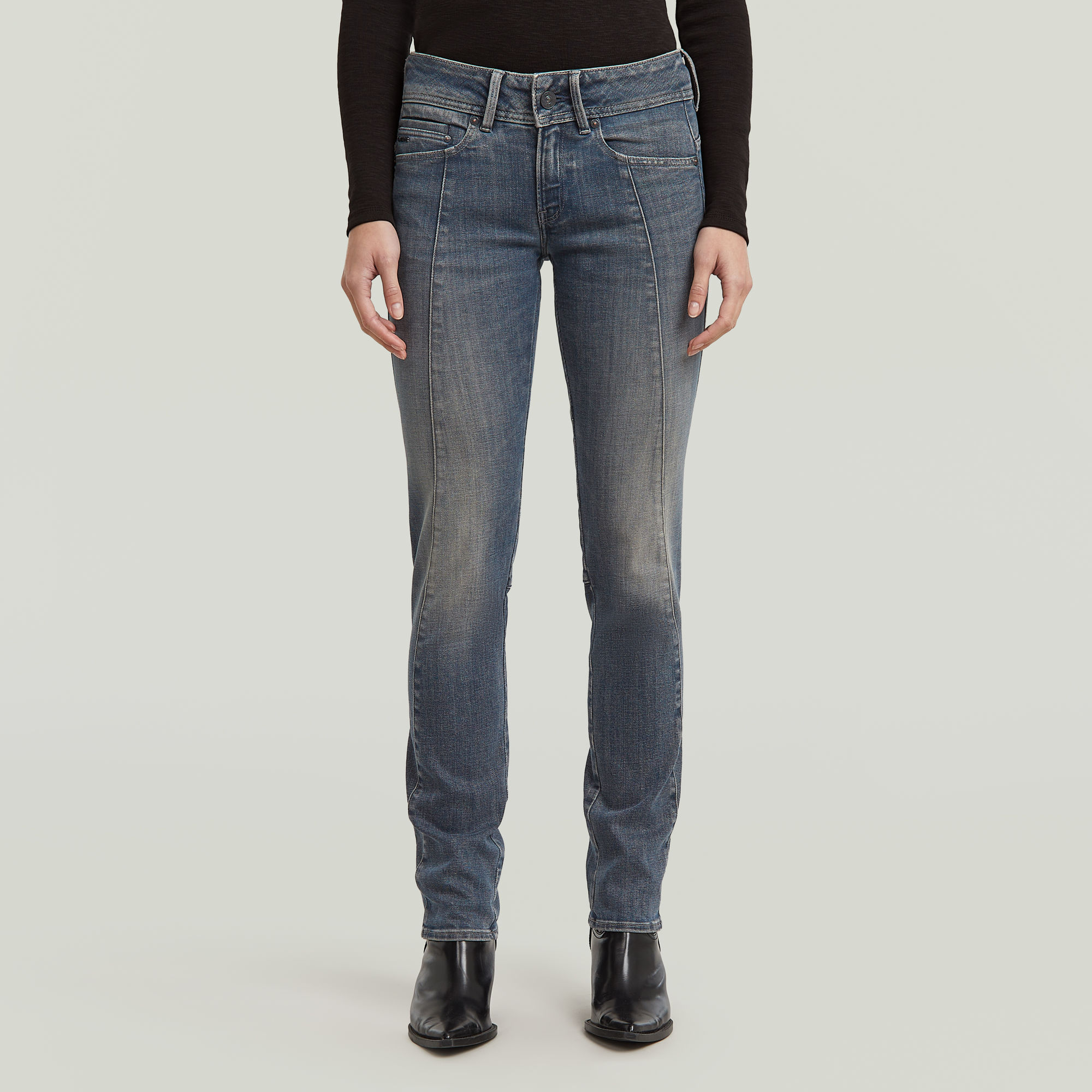 G-Star RAW Contor Slim Jeans - Donkerblauw - Dames