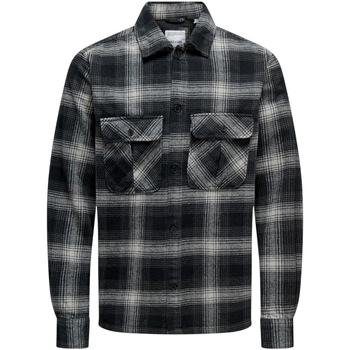 Only & Sons Overhemd Lange Mouw Only & Sons ONSCEDRIC LIFE CHECK OVERSHIRT NOOS 22030843