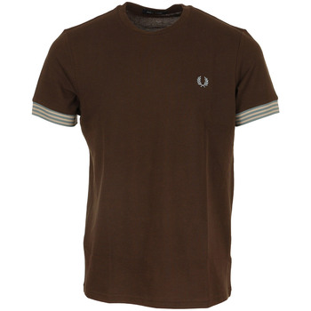 Fred Perry T-shirt Korte Mouw  Stripped Cuff