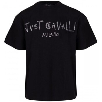 Roberto Cavalli T-shirt Korte Mouw  78OAHT07CJ518899