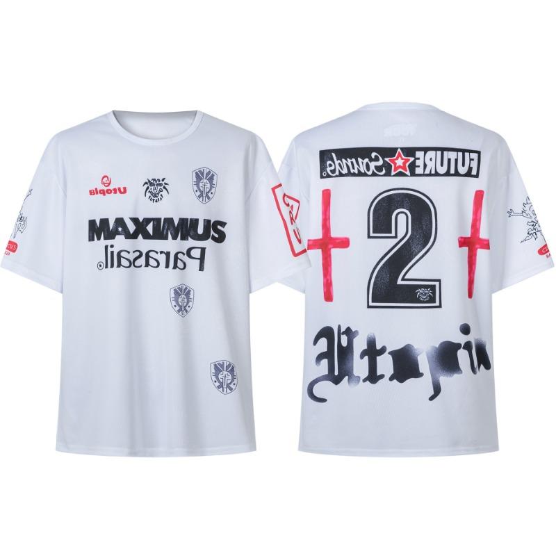 Zengyanqin02 Heren Dames MOTO Nieuw Fiets T-shirt Motocross Losse Ademende Sneldrogende Sportshirt Marc Márquez 93 Extra Grote Casual T-shirt M