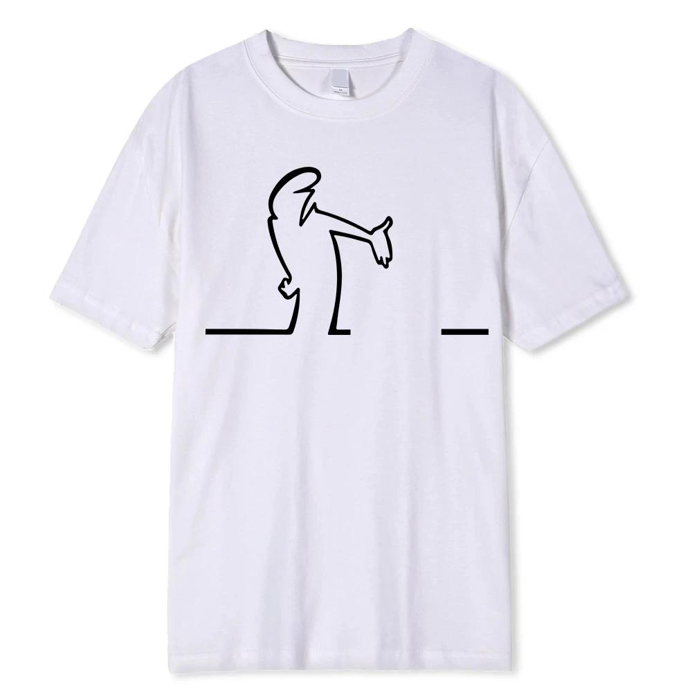 The best product for you Geweldige Space Coaster T-shirts La Linea TV-serie Print Streetwear Heren Street Fashion Puur Katoen T-shirt Grappige T-shirts Tops 80566 XXXXXL wit