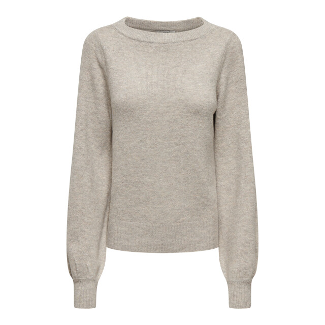 JDY Gebreide trui RUE GLITTER L/S BOAT PULLOVE KNT NOOS