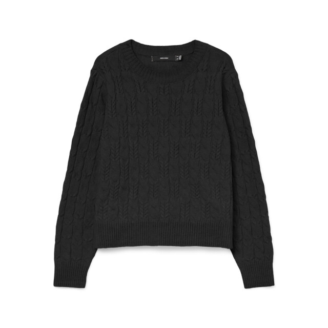 Vero Moda Gebreide trui VMARIES LS O-NECK CABLE PULLOVER BF
