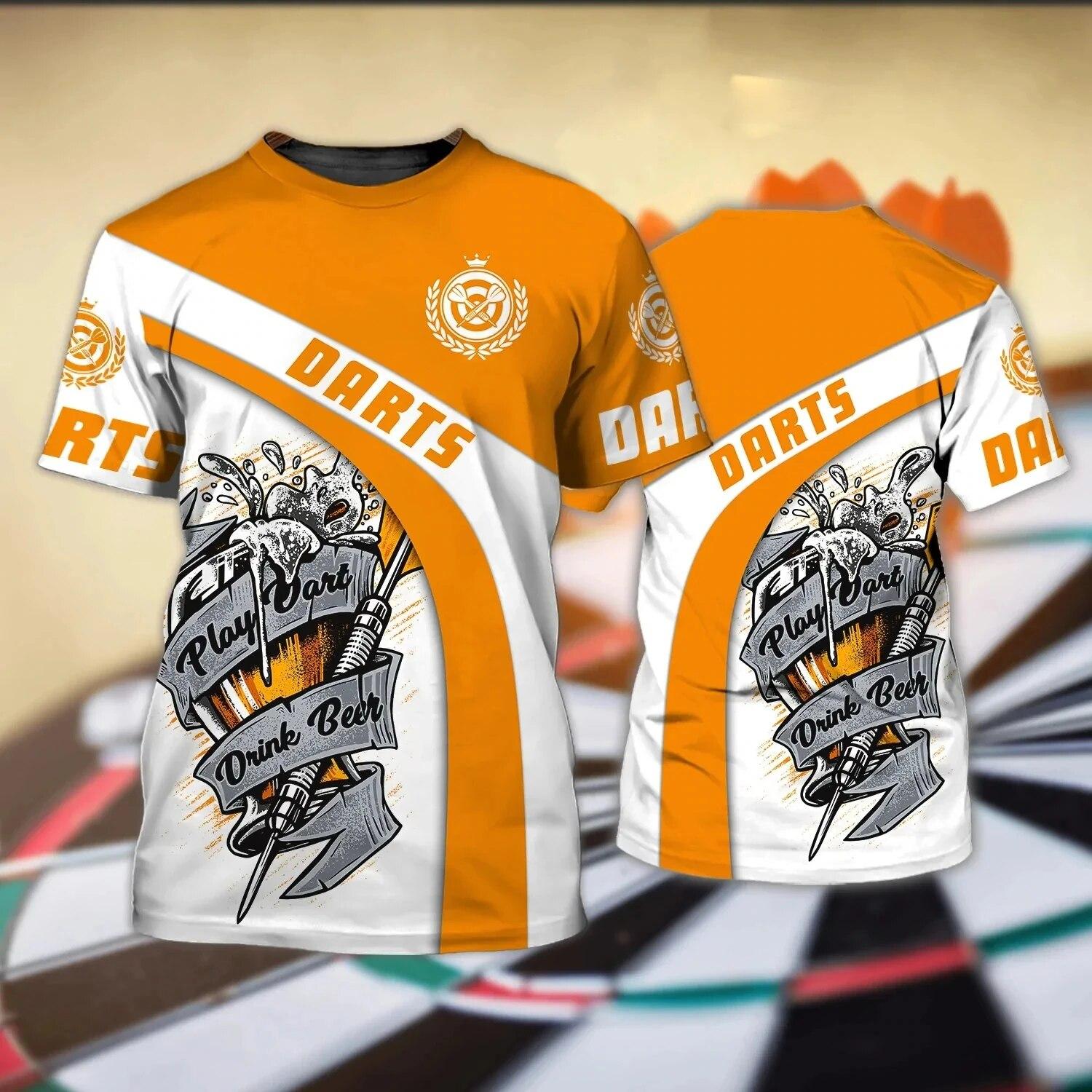 Wengy 2 Ronde Doel Dart Print T-shirt Voor Mannen Mode Trend Sport Korte Mouw Hip Hop Harajuku Oversized Tops Casual O-hals Trui 4XL