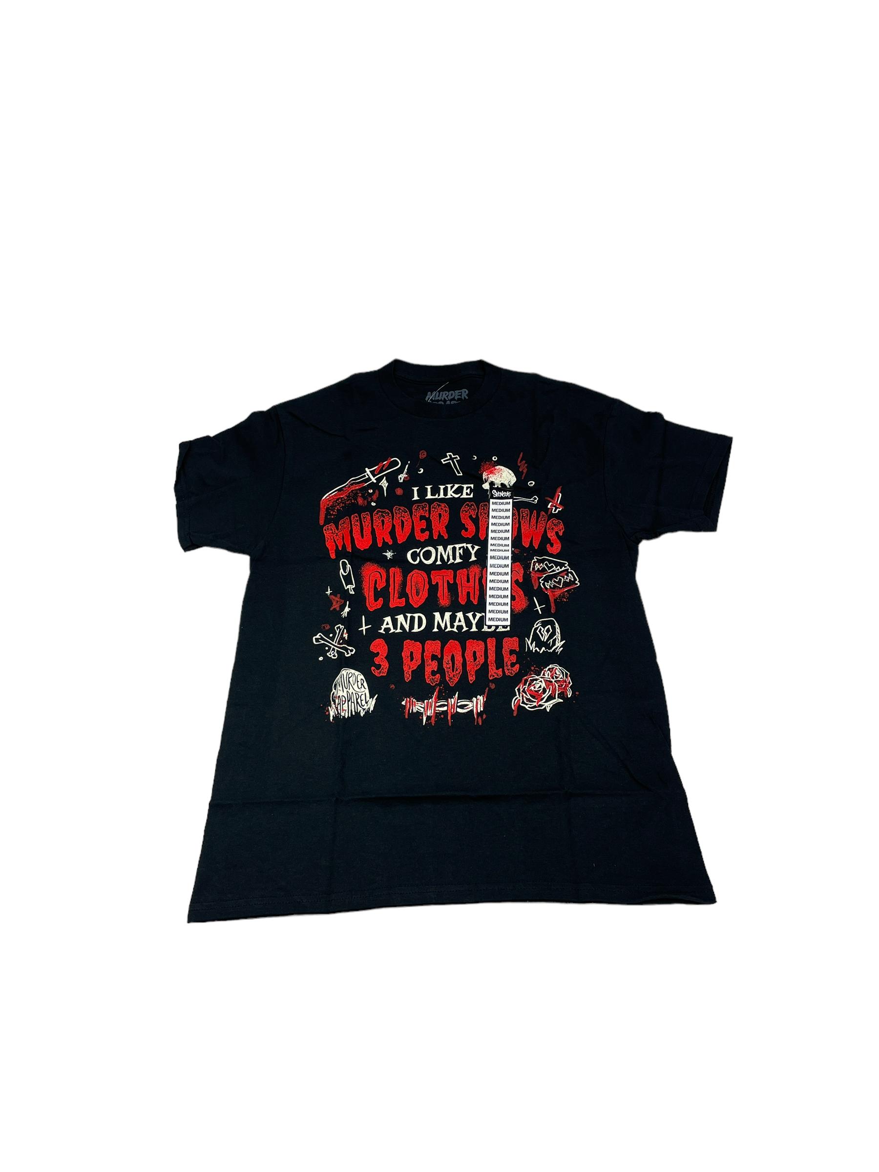 Outletup-clothes Koszulka T-shirt męski okrągły dekolt SPENCER'S MURDER APPAREL L