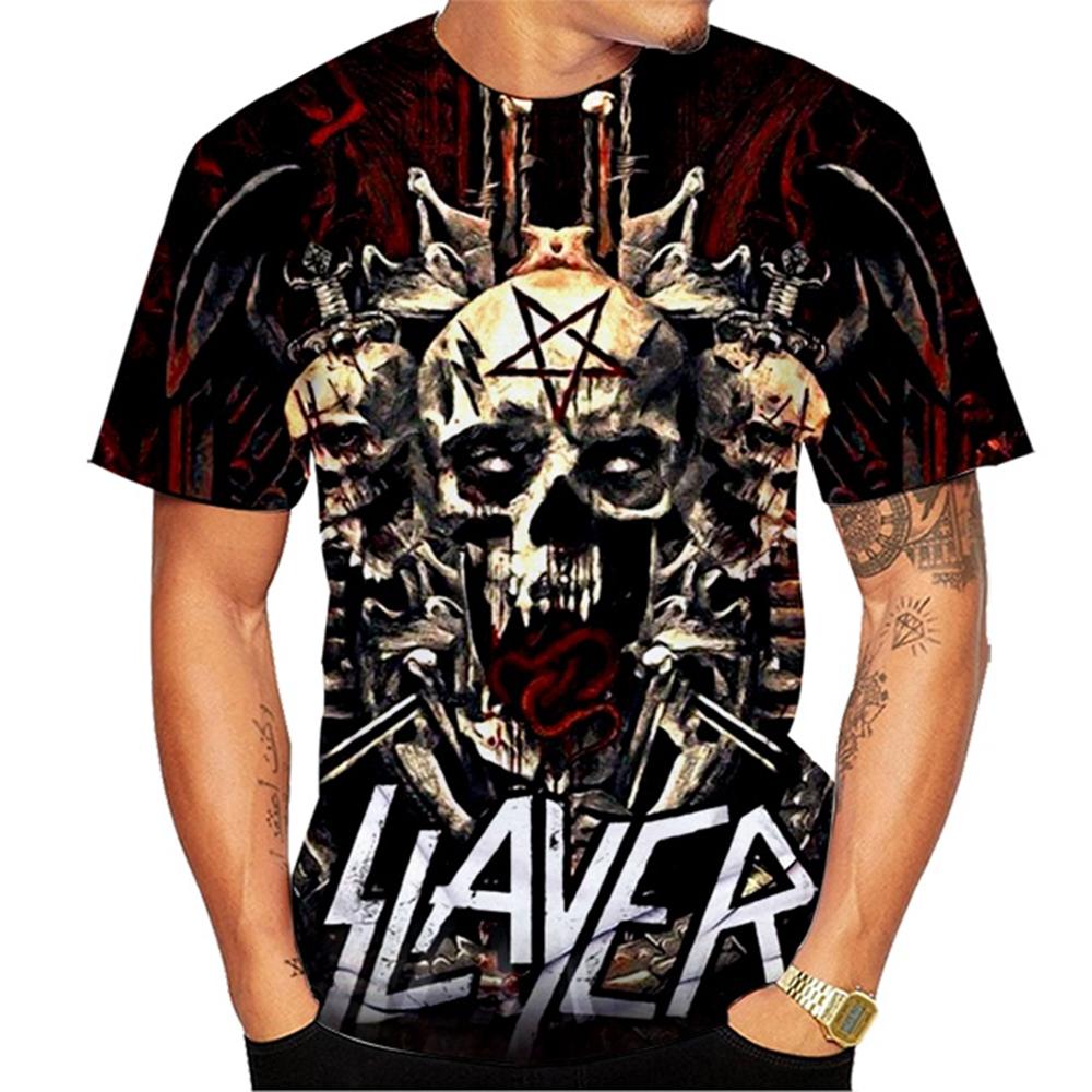 ETST WENDY 005 Zomer Nieuwe Mode Muziekband 3D Geprint Heavy Metal Cool Gepersonaliseerd T-shirt L