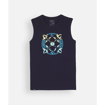 Oxbow T-shirt Korte Mouw  Grafisch mouwloos T-shirt SUNFADED