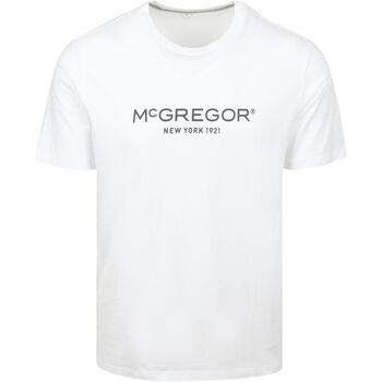 Mcgregor T-shirt Korte Mouw  Essential T-Shirt Logo Wit
