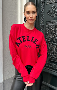 Jurkjes Atelier Paris Trui Rood