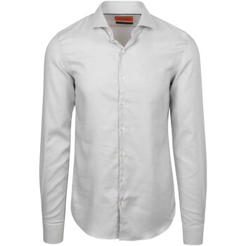 Suitable Overhemd Lange Mouw  Overhemd Extra Lange Mouwen Print Taupe