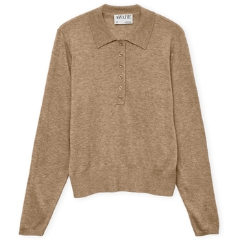 Aware Trui  Noos Polo Sikita - Natural Melange