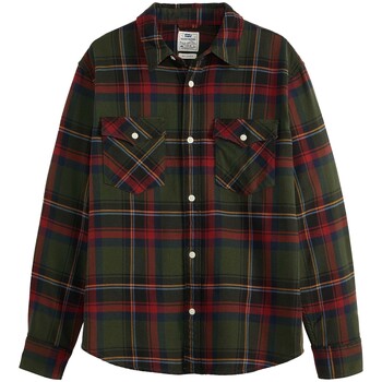 Levi's Overhemd Lange Mouw Levis Relaxed Fit Western Herman Plaid Duffel