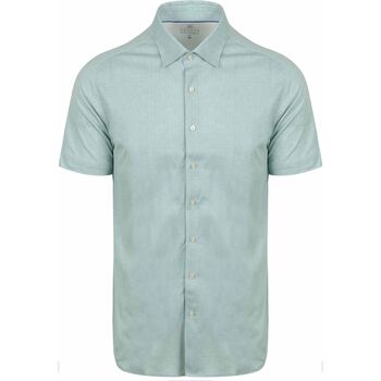 Desoto Overhemd Korte Mouw  Short Sleeve Jersey Overhemd Lichtgroen
