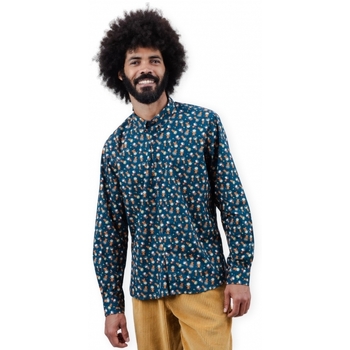 Brava Fabrics Overhemd Lange Mouw  Peanuts Astronaut Shirt - Blue